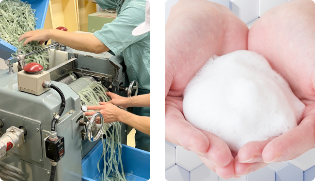 安心と信頼の石けんづくり