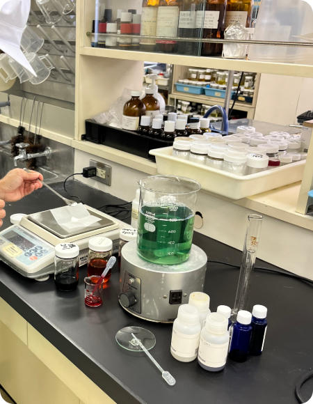 技術力（処方・香り・独自素地）