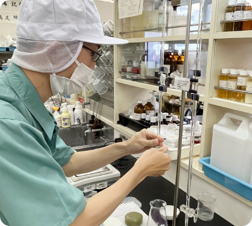 高い技術力（処方設計・香りづくり）